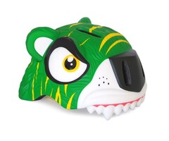 Crazy Safety Kinder Helm - Grüner Tiger