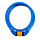 Nummerslot - blauw