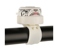 Crazy Safety Fietsbel - witte tijger