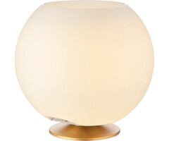 Kooduu Kooduu - Sphere Wijnkoeler - Bluetooth Speaker - Led Lamp - Bronskleurig