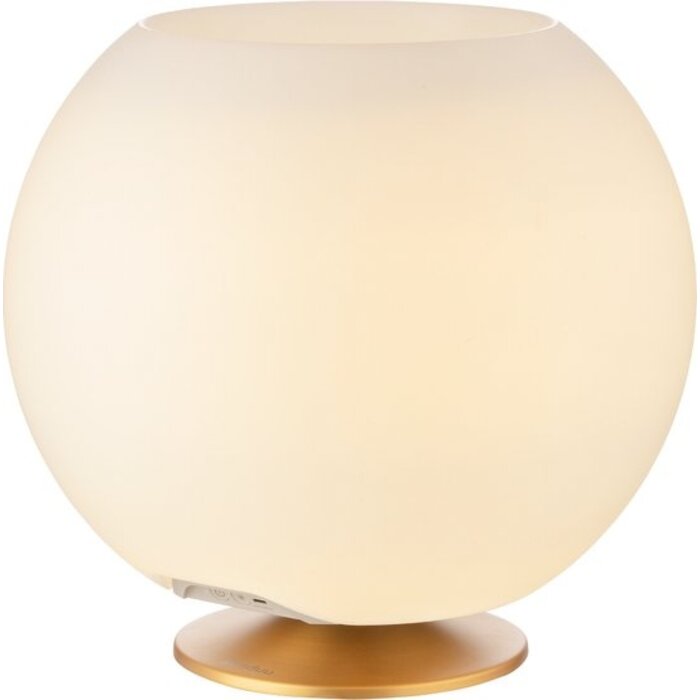 Kooduu Kooduu - Sphere Wine Cooler - Bluetooth Speaker - LED Lamp - Bronze-colored