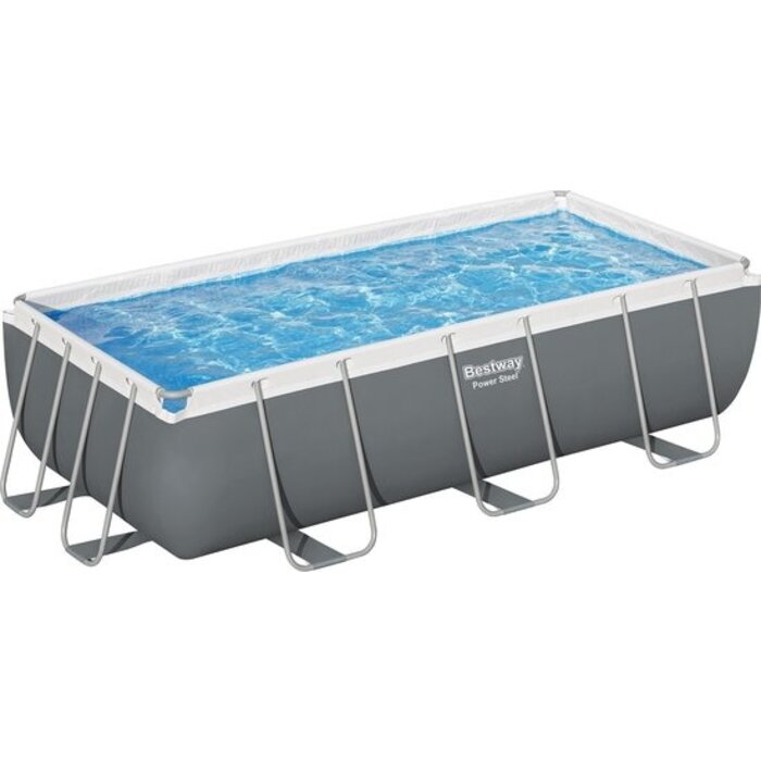 Bestway Power Steel Aufstellpool-Set 4,04 m x 2,01 m x 1,00 m