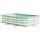 Swim Essentials Above Ground Pool - Frame Pool - Rectangle - Green/White Striped - 300 x 200 x 75 cm