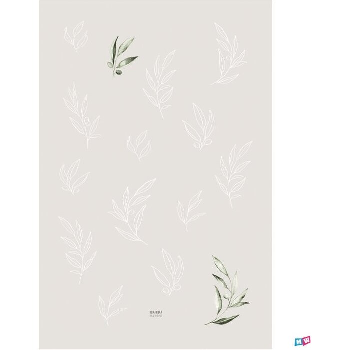 GuGu the Hero GuGu the Hero - Olive garden- rechthoek 180cm - Speelmat