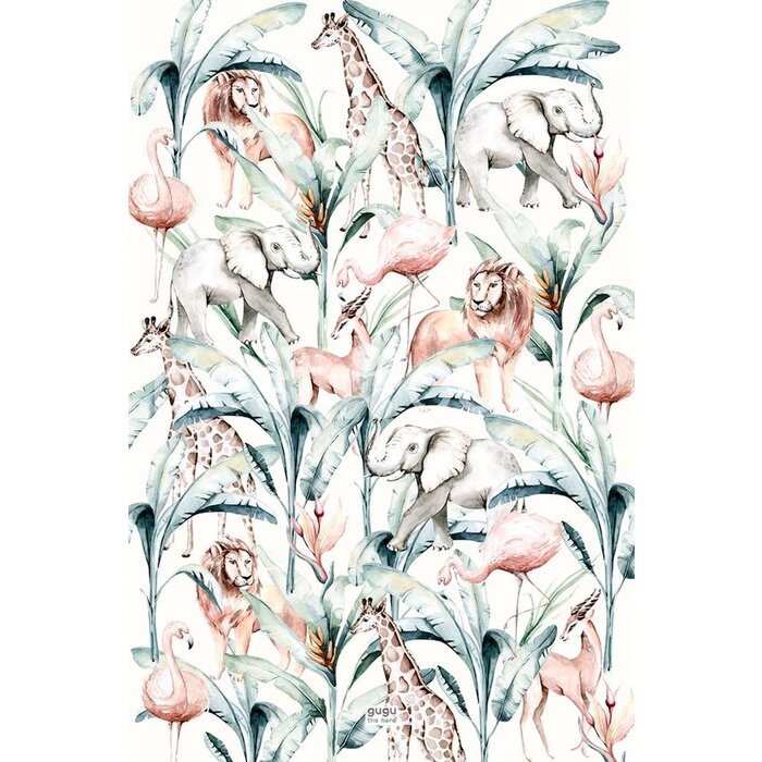 GuGu the Hero GuGu the Hero - Afrikaans leven groot 120x180cm - Speelmat