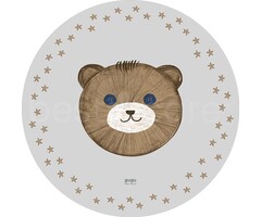 GuGu the Hero Premium Playmat Teddy Round 120cm - Children's room Ma