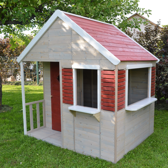 Spielhaus aus Holz - Copy