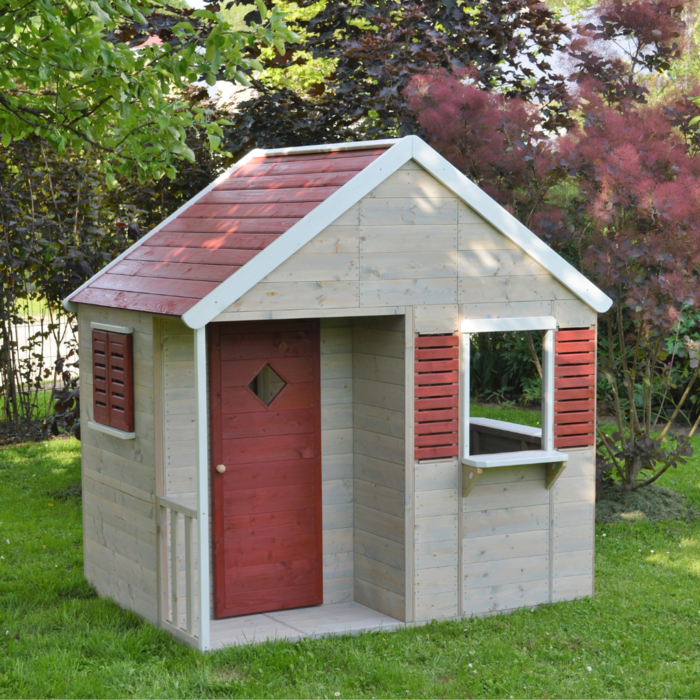 Spielhaus aus Holz - Copy