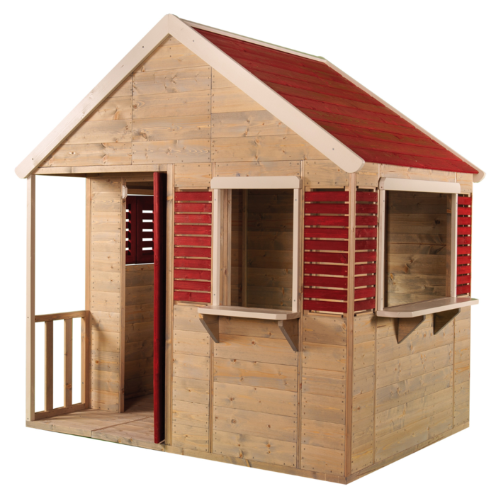 Spielhaus aus Holz - Copy