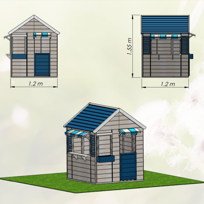 Spielhaus aus Holz - Copy - Copy