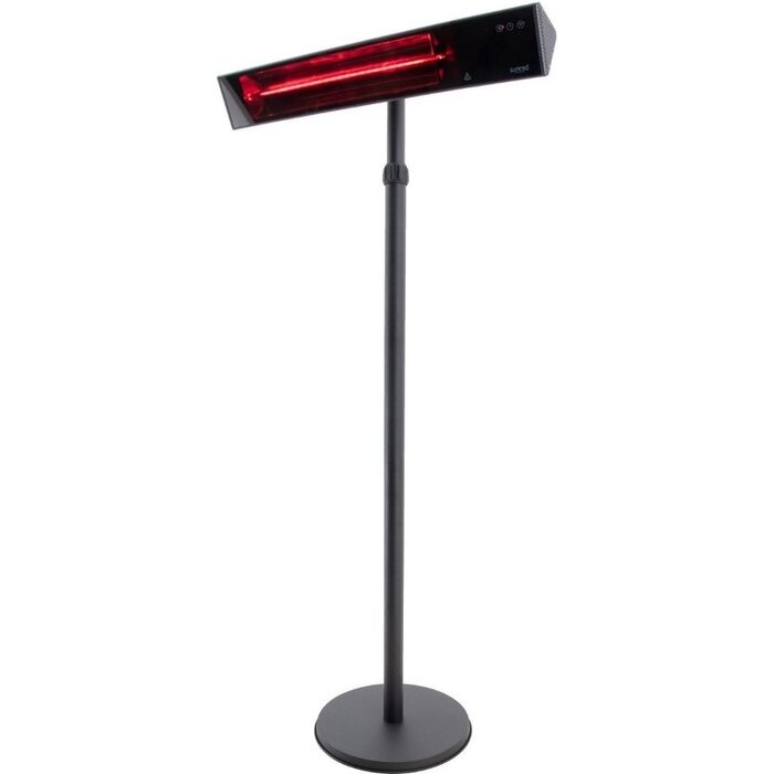 Sunred - Black - Standing model - Patio heater - Infrared radiation - 2000 W