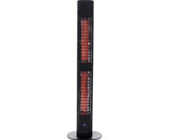 Sunred – Valencia - Black – Standing model - Patio heater