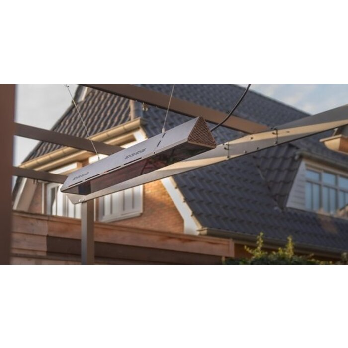 Sunred - Proglax Gastro - Schwarz - Wandmodell - Terrassenheizer - Infrarotstrahlung