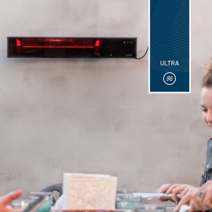 Sunred - Proglax Gastro - Black - Wall model - Patio heater - Infrared radiation