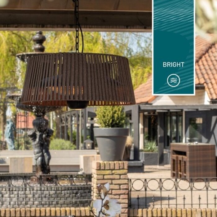 Sunred – Artix Corda - Bruin - Hangend model - Terrasverwarmer - Infraroodstraling