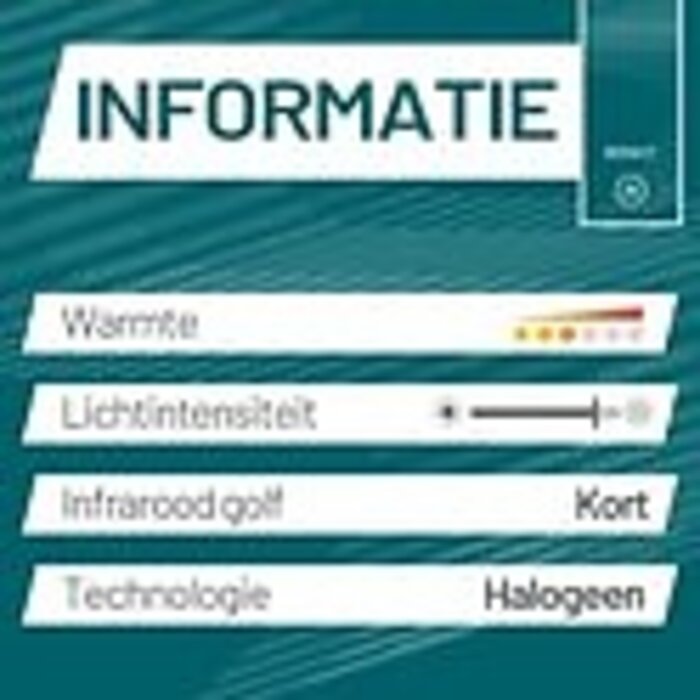 Sunred – Artix Corda - Bruin - Hangend model - Terrasverwarmer - Infraroodstraling