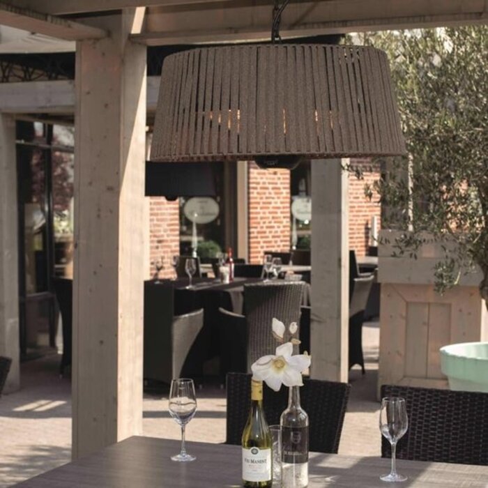 Sunred – Artix Corda - Bruin - Hangend model - Terrasverwarmer - Infraroodstraling