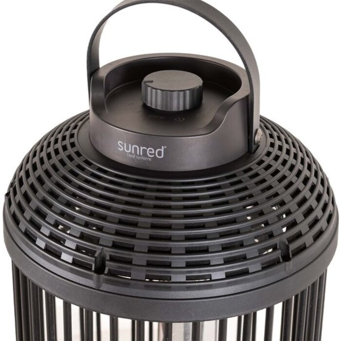 Sunred - Black - Table model - Patio heater - Carbon rose gold technology