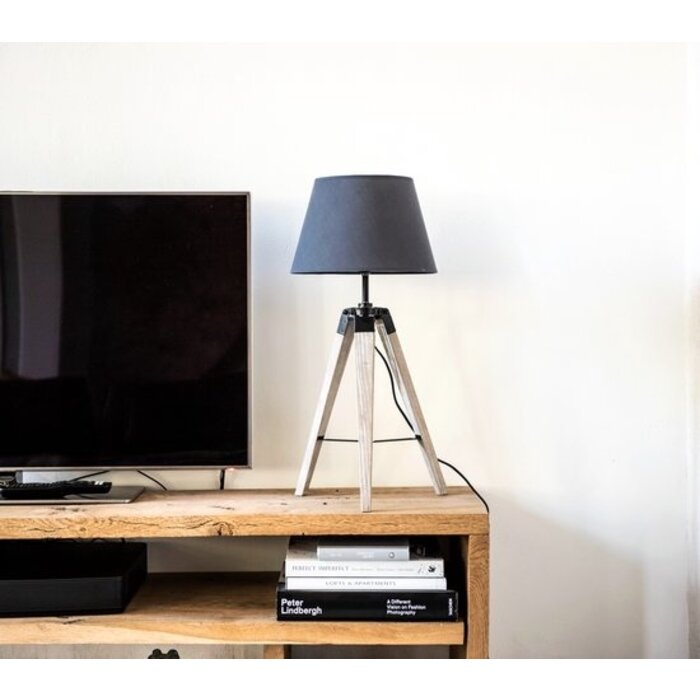 Lanterfant Lamp Leentje - grijs - driepoot - middelgroot