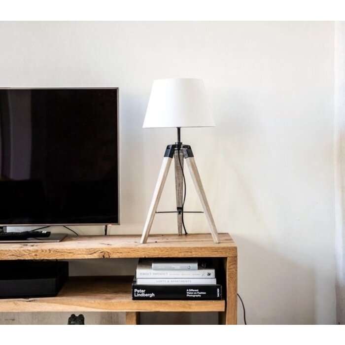 Lanterfant Lamp Leentje - wit - driepoot - middelgroot