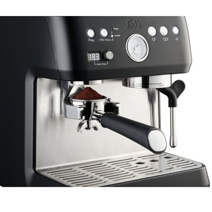 Solis Solis Grind & Infuse Perfetta 1019 Espressomachine - Pistonmachine - Koffiemachine met Bonen - Zwart