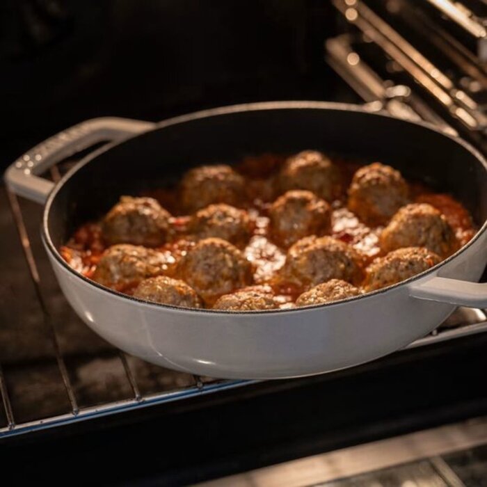 Combekk Combekk gietijzeren braadpan 28 cm / 3 liter – zandkleur