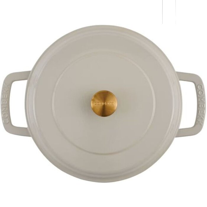 Combekk Combekk gietijzeren braadpan 28 cm / 3 liter – zandkleur