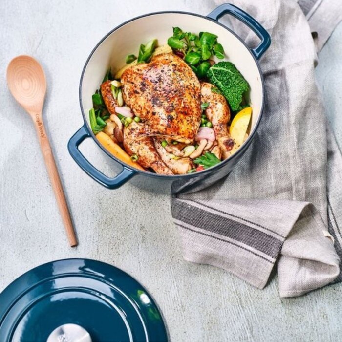 Cosy&Trendy Fontestic Braadpan Green Heron – Gietijzer 28 cm / 8 Liter, geschikt voor alle warmtebronnen