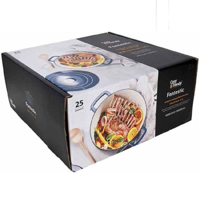 Cosy&Trendy Fontestic Braadpan Green Heron – Gietijzer 28 cm / 8 Liter, geschikt voor alle warmtebronnen