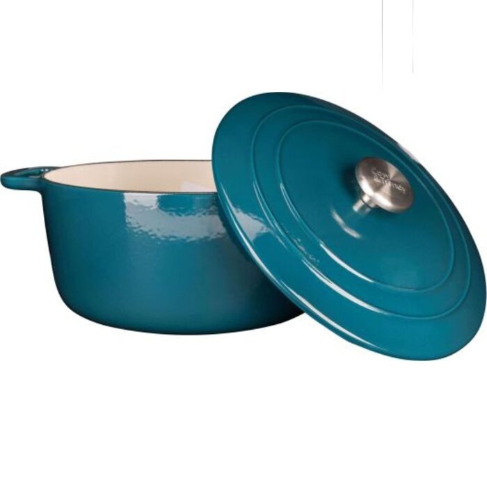 Cosy&Trendy Fontestic Braadpan Green Heron – Gietijzer 28 cm / 8 Liter, geschikt voor alle warmtebronnen