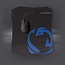 Nedis Gaming YESAQUA bedrade USB muis en medium muismat set / zwart - 1,5 meter