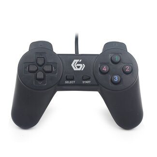 GMB Gaming GMB Gaming USB GamePad / zwart - 1,45 meter