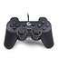 GMB Gaming Dual Vibration USB GamePad / zwart - 1,8 meter