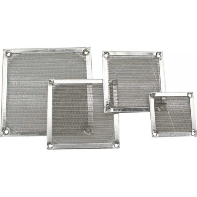 PC ventilator beschermfilter (fan filter) - 60 x 60 mm / aluminium