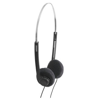 SoundLAB SoundLAB lichtgewicht on-ear stereo hoofdtelefoon / zwart - 1,2 meter