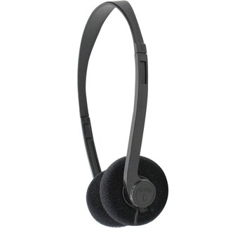 SoundLAB SoundLAB super lichtgewicht on-ear stereo hoofdtelefoon / zwart - 1,2 meter