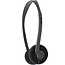 SoundLAB super lichtgewicht on-ear stereo hoofdtelefoon / zwart - 1,2 meter