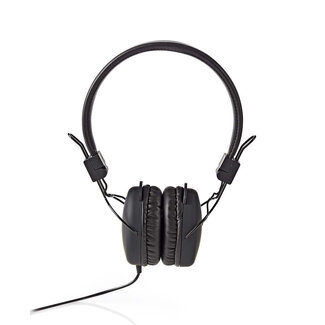 Nedis Nedis on-ear stereo hoofdtelefoon / zwart - 1,2 meter