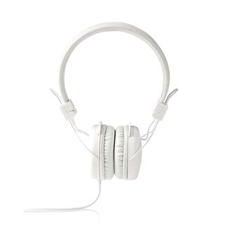 Nedis Nedis on-ear stereo hoofdtelefoon / wit - 1,2 meter