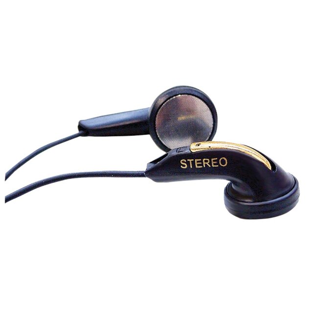 SoundLAB stereo earphones - waterbestendig / zwart - 1,7 meter