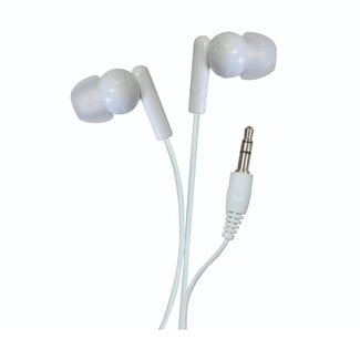 SoundLAB SoundLAB stereo in-ear earphones / wit - 1,2 meter