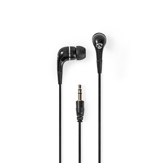 Nedis Nedis stereo in-ear earphones met ronde kabel / zwart - 1,2 meter