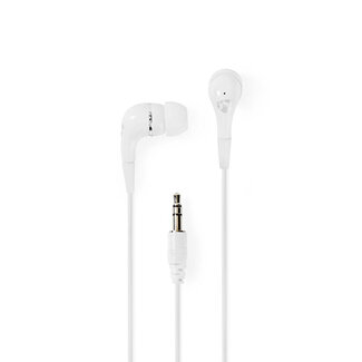 Nedis Nedis stereo in-ear earphones met ronde kabel / wit - 1,2 meter