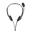 Nedis stereo on-ear headset - 2x 3,5mm Jack / zwart - 2 meter