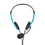 Nedis stereo on-ear headset - 2x 3,5mm Jack / blauw - 2 meter