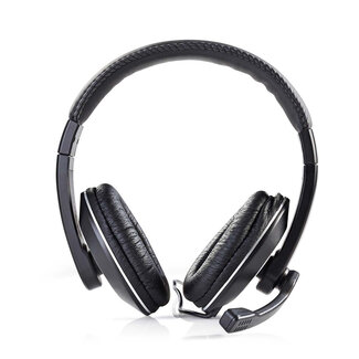 Nedis Nedis comfortabele stereo over-ear headset - 2x 3,5mm Jack / zwart - 2 meter