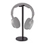 Nedis premium tafelstandaard voor hoofdtelefoons en headsets / zwart