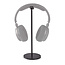 Nedis premium tafelstandaard voor hoofdtelefoons en headsets / zwart
