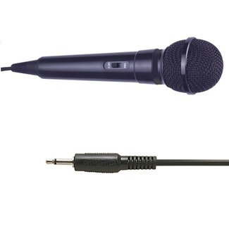 Mr Entertainer Mr Entertainer bedrade karaoke microfoon - 3,5mm Jack / zwart - 2,8 meter