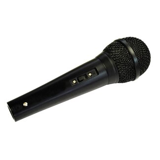 Mr Entertainer Mr Entertainer bedrade karaoke microfoon - XLR - 6,35mm Jack / zwart - 3 meter